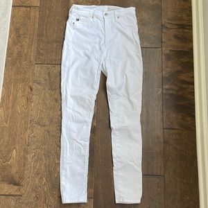 AG high rise skinny jeans